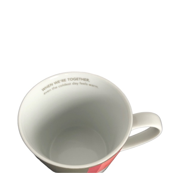 NWOT Starbucks 2011 holiday slogan Christmas giftware ceramic Coffee tea mug cup - Picture 4 of 5